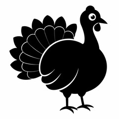 Turkey Black silhouette