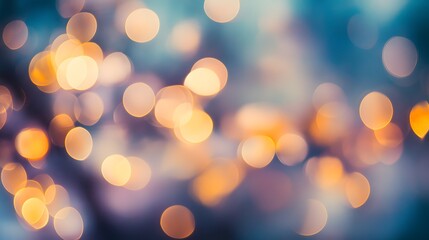 Obraz premium Bokeh Light Effects: Soft, out-of-focus bokeh lights in various sizes, creating a dreamy effect on a white background. 