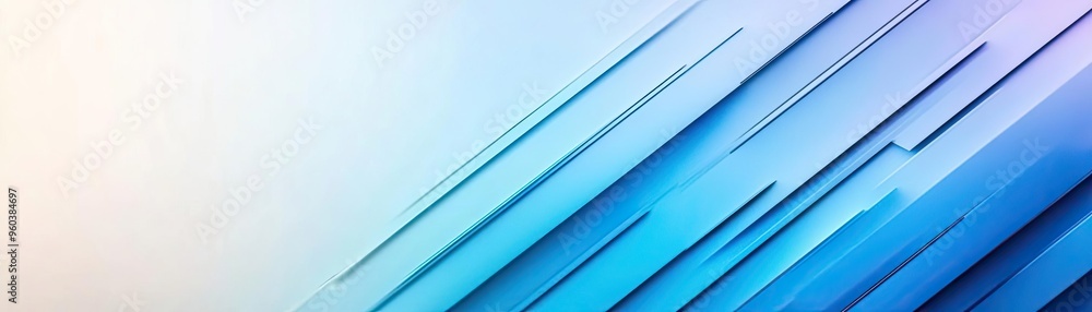 Poster a visually appealing abstract background featuring blue tones and dynamic diagonal lines, perfect fo