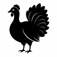 Turkey Black silhouette
