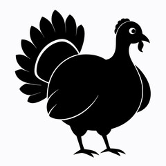 Turkey Black silhouette