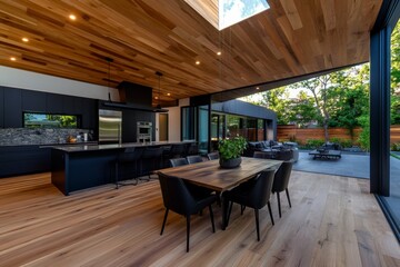 House, family home, designed for togetherness includes open spaces for gathering and private areas for retreat