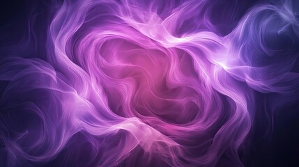 Obraz premium An abstract fusion of purple and pink swirling colors, creating a mesmerizing and ethereal atmosphere.