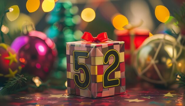 Celebrating April: A Festive Fusion of Christmas, Birthdays, and Number Cube Design on the 5th