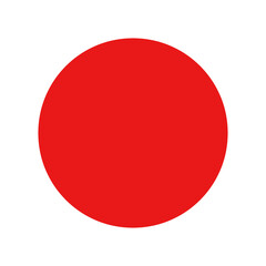 Red circle with transparent background