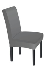 Grey arm chair. vector illustration 