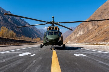 Military helicopters, troop transport, swift movement enable the rapid deployment of soldiers to key locations