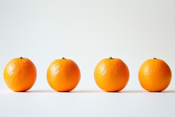 Orange sur fond blanc, fruit à jus remplis de vitamine