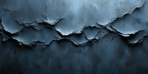Obraz premium Abstract dark blue textured background with a layered pattern.