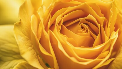 Sunny Splendor: A Stunning Closeup of a Yellow Rose