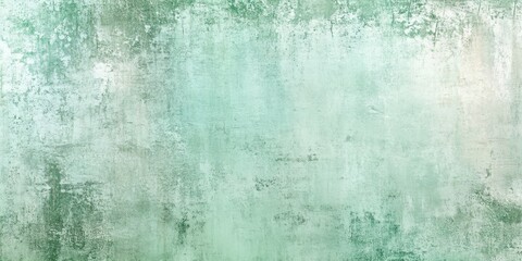 Fototapeta premium Distressed mint green grunge texture with vintage charm and worn appearance