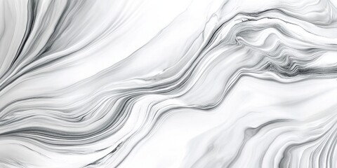 Obraz premium Elegant light grey and white marble texture with smooth swirls for minimalist design