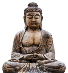 PNG Full buddha statue worship prayer person.