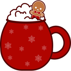 Christmas Drink Illustration
