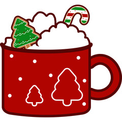 Christmas Drink Illustration
