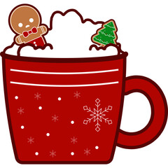 Christmas Drink Illustration
