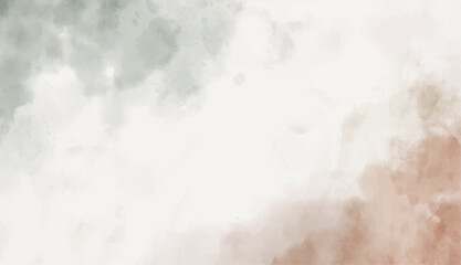 Abstract watercolor background. Hand drawn vector texture. Brush stroked painting pastel color watercolour. Aesthetic watercolor backdrop