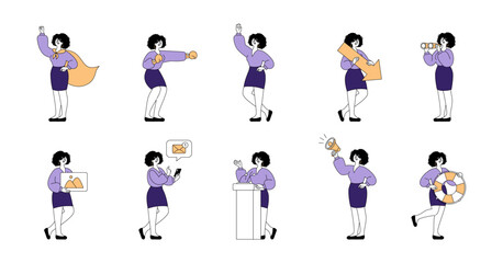 Business People. Flat Vector Illustration