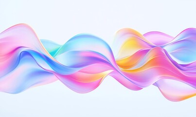 Ethereal Abstract Brushstrokes: Minimalist Dynamic Wallpaper with Transparent Forms and Soft Bold Colors. Captivating Fusion of Ethereal Strokes and Vibrant Hues on Misty Glass. AI-Generated 4K Artwor