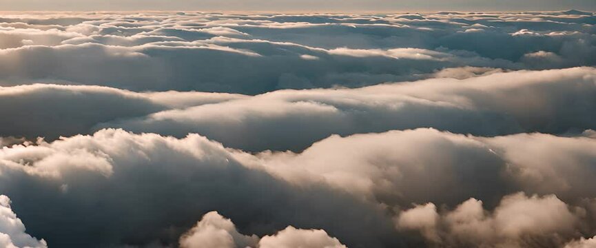 view above the clouds