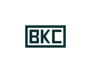 BKC Logo design vector template. BKC