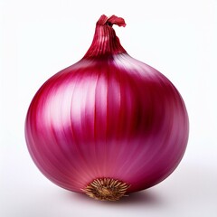 red onion isolated on white background