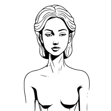 girl with headphones