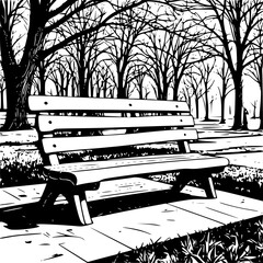 bench in the park