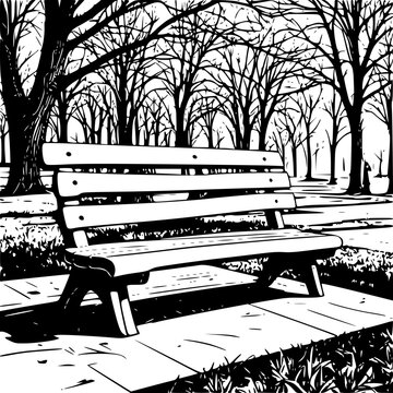 bench in the park