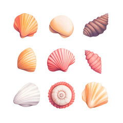 Colorful Seashells Collection
