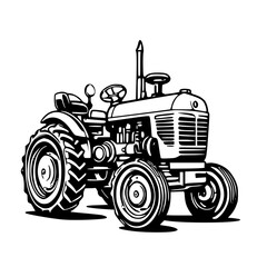 tractor isolated on white background