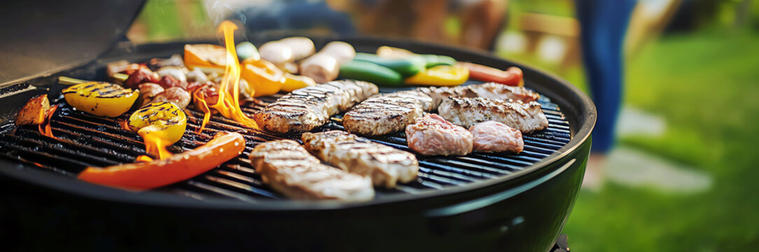 mixed grill, AI generated