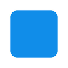 Blue square with transparent background
