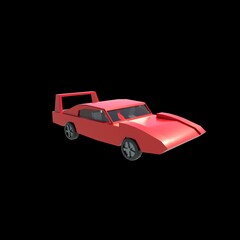 Obraz premium red toy car