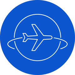 Fototapeta premium World globe line icon. Vector Earth global country map sign. Travel internet globe vector collection.