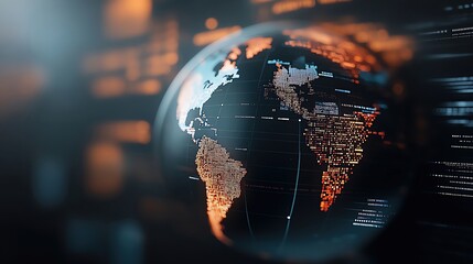 Visualize an animated globe showing countries affected by crude oil price increases