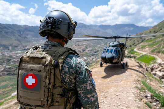 Military helicopters, medevac, battlefield extraction rapidly evacuate injured personnel to medical facilities