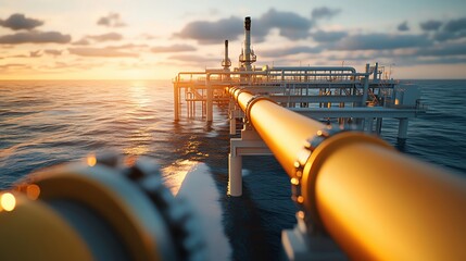 Illustrate a pipeline system affected by a crude oil price spike