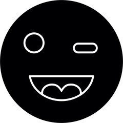 Obraz premium Laugh Icon