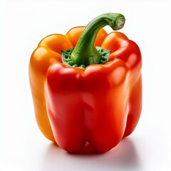 Sweet Pepper, Paprika, isolated on white background