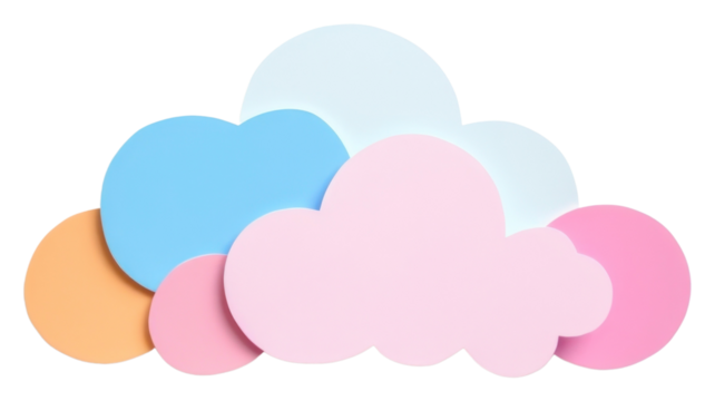 PNG Cloud paper white background creativity.
