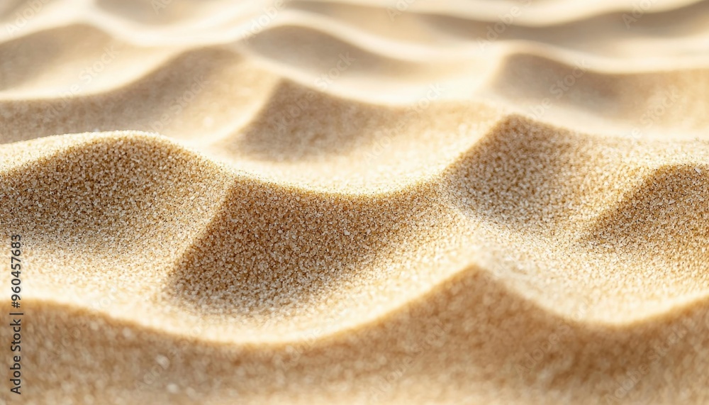 Wall mural Wavy Texture of Fine Sand Grains