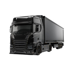 Black Semi-Truck