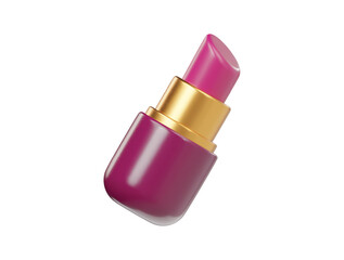 Lipstic icon 3d render illustration