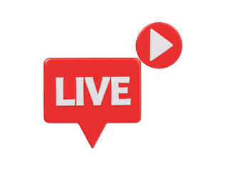 Live icon 3d render illustration