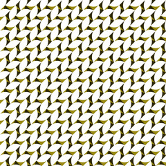 Seamless pattern with geometric motifs in three colors