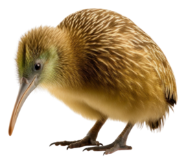 PNG Kiwi bird animal beak white background.
