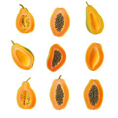 papaya transparent background