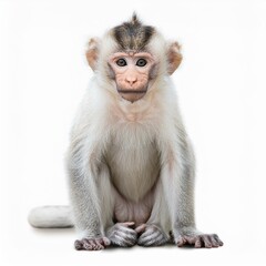 Rhesus Macaque Sitting