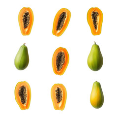 papaya transparent background